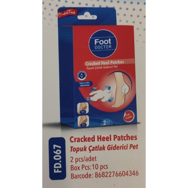 FOOT DOCTOR Topuk Çatlak Giderici Ped Pk.İçi 2 Adet