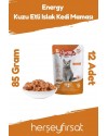 ENERGY POUCH YAŞ MAMASI YETİŞKİN KEDİ  85GR  KUZU ETLİ