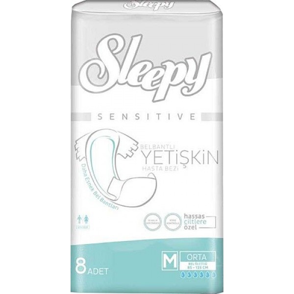 SLEEPY SENSITIVE HASTA BEZİ  85-125CM  ( M ) ORTA BOY 8 Lİ