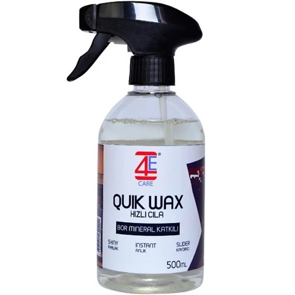 4E CARE QUIK WAX HIZLI CİLA BOR MINERAL KATKILI 500ML 