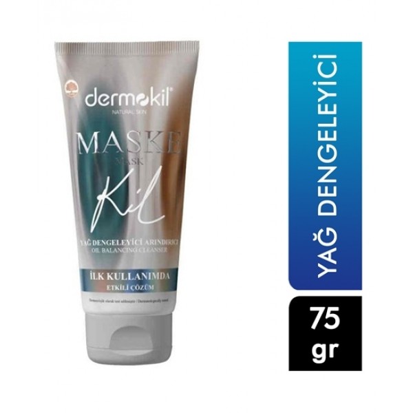 DERMOKİL KİL MASKE YAĞ DENGELEYİCİ ARINDIRICILI  75ML