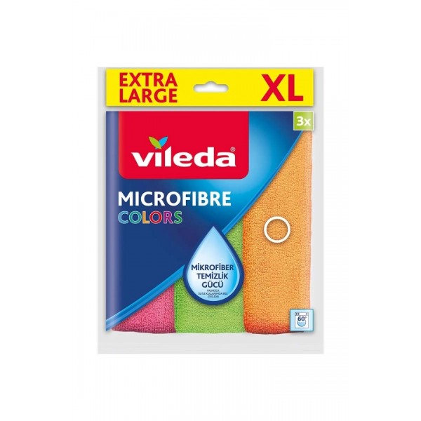 VİLEDA Mikrofiber Colors 3 Lü  XL 