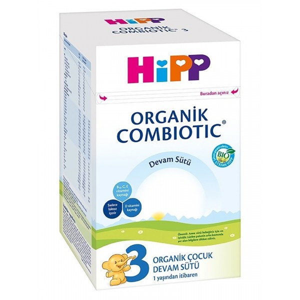 HİPP 3 ORGANİK COMBIOTIC ÇOCUK DEVAM SÜTÜ  600GR