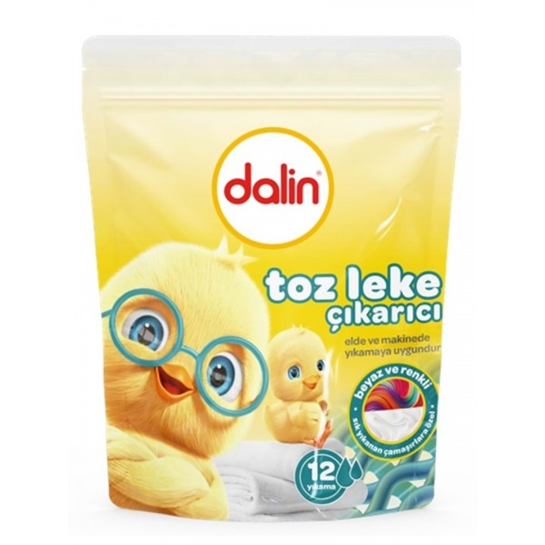 DALİN TOZ LEKE ÇIKARICI 500GR 12 YIKAMA