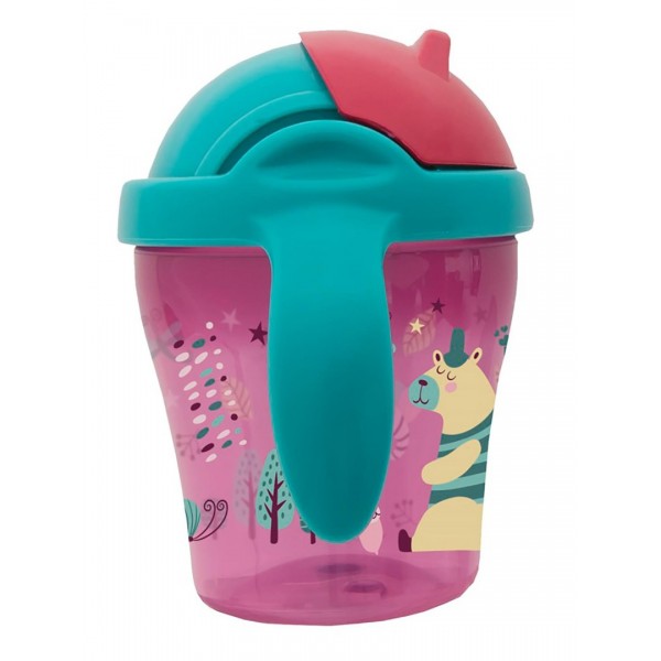 MYCEY PİPETLİ BARDAK STRAW CUP 200ML 9+AY  (PEMBE-5210)-(5211-MAVİ)-(UNİSEX-TURUNCU-5212)