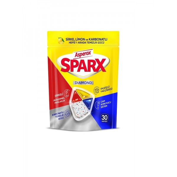 ASPEROX SPARX DIAMOND BULAKŞIK MAKİNASI KAPSÜLÜ 30LU