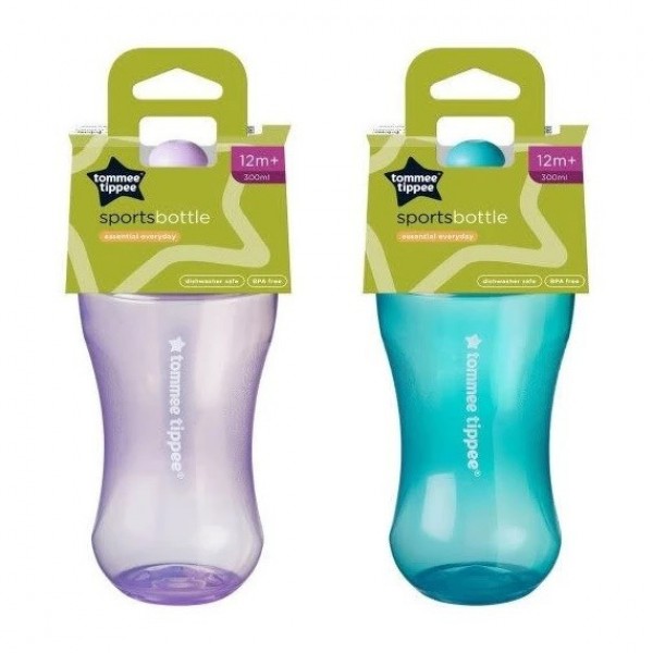 Tommee Tippee Akıtmaz Damlatmaz Isı Yalıtımlı Sportif Bardak Suluk 300 ML 12AY+ İKİLİ SET