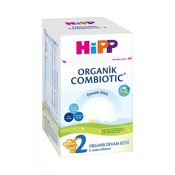 HİPP 2 ORGANİK COMBİOTİC DEVAM SÜTÜ  600 GR