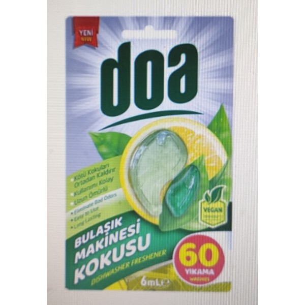 DOA BULAŞIK MAKİNESİ KOKUSU 60 YIKAMA 6ML LİMON