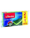 VİLEDA ULTRA FRESH SÜNGER DÜZ  2+1 Lİ 