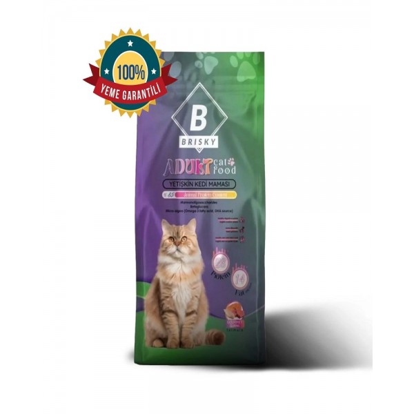 BRISKY YETİŞKİN KURU KEDİ MAMASI 500GR GURME