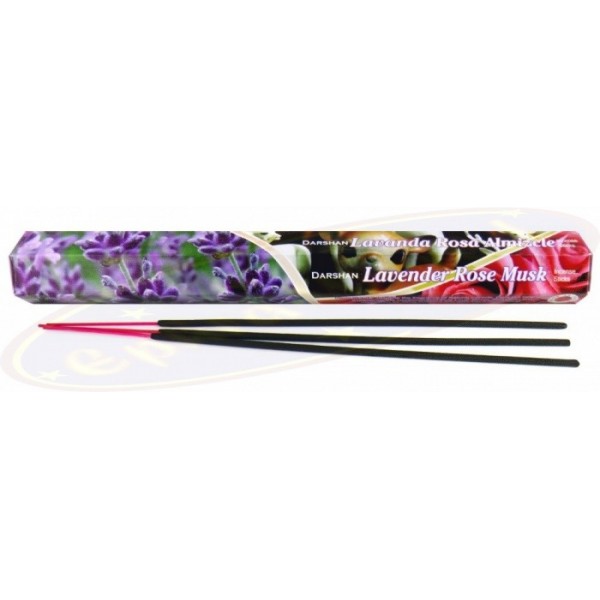 DARSHAN TÜTSÜ ÇUBUKLAR LAVENDER ROSE MUSK 20 ÇUBUK