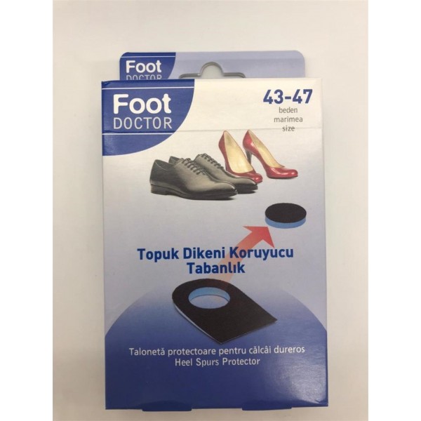 FOOT DOCTOR  TOPUK DİKENİ KORUYUCU TABANLIK 43-47 BEDEN