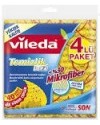 VİLEDA Mikrofiber 4'Lü Temizlik Bezi Tırtıklı 