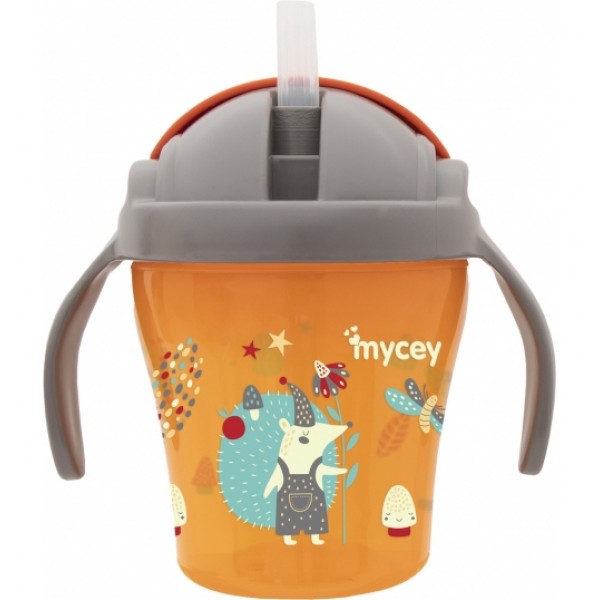 MYCEY PİPETLİ BARDAK STRAW CUP 200ML 9+AY  (PEMBE-5210)-(5211-MAVİ)-(UNİSEX-TURUNCU-5212)