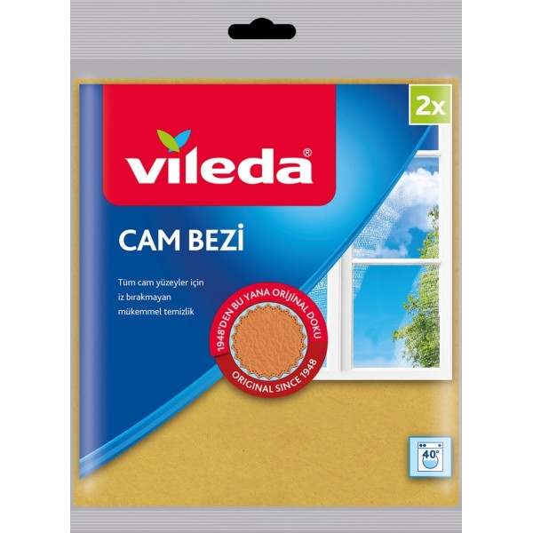 VİLEDA CAM BEZİ 2Lİ PAKET İÇİ