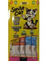 SMİLE CAT KREMA KEDİ ÖDÜLÜ 4 FİŞEK TAVUKLU SOMONLU TON 4*12GR=4GR 