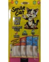 SMİLE CAT KREMA KEDİ ÖDÜLÜ 4 FİŞEK TAVUKLU SOMONLU TON 4*12GR=4GR 